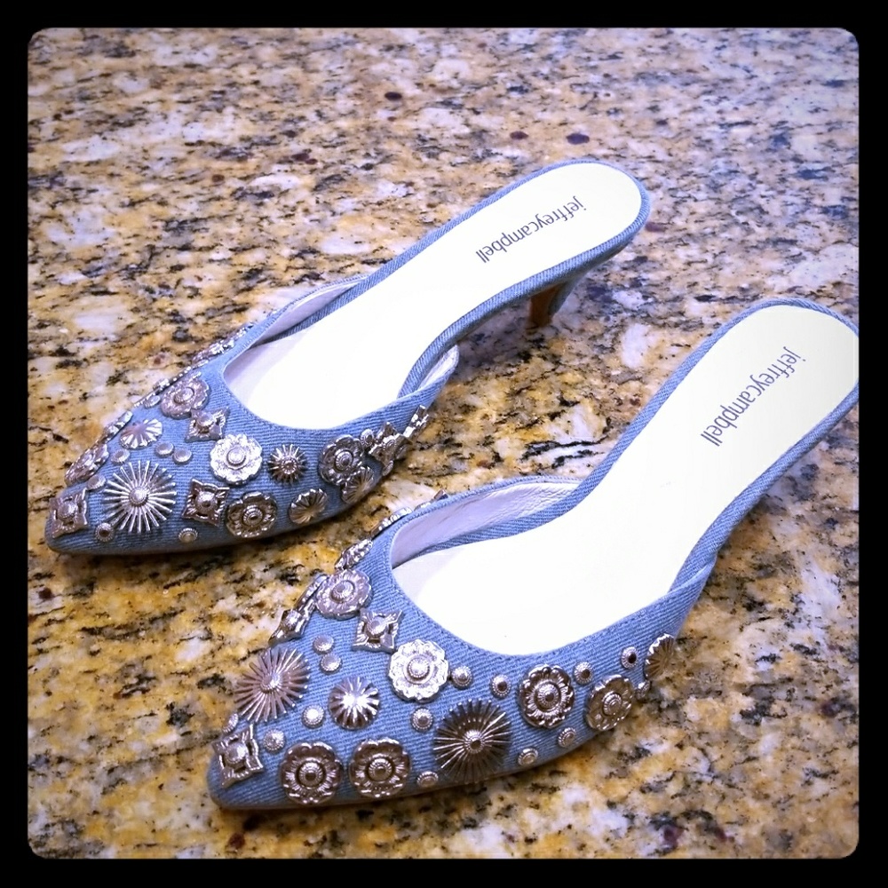 Jeffrey Campbell Embellished Slide